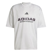 adidas House of Tiro Common Goal T-Shirt – t-shirt damski, kolor szary, czarny