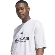 adidas House of Tiro Common Goal T-Shirt – t-shirt damski, kolor szary, czarny – zdjęcie 5