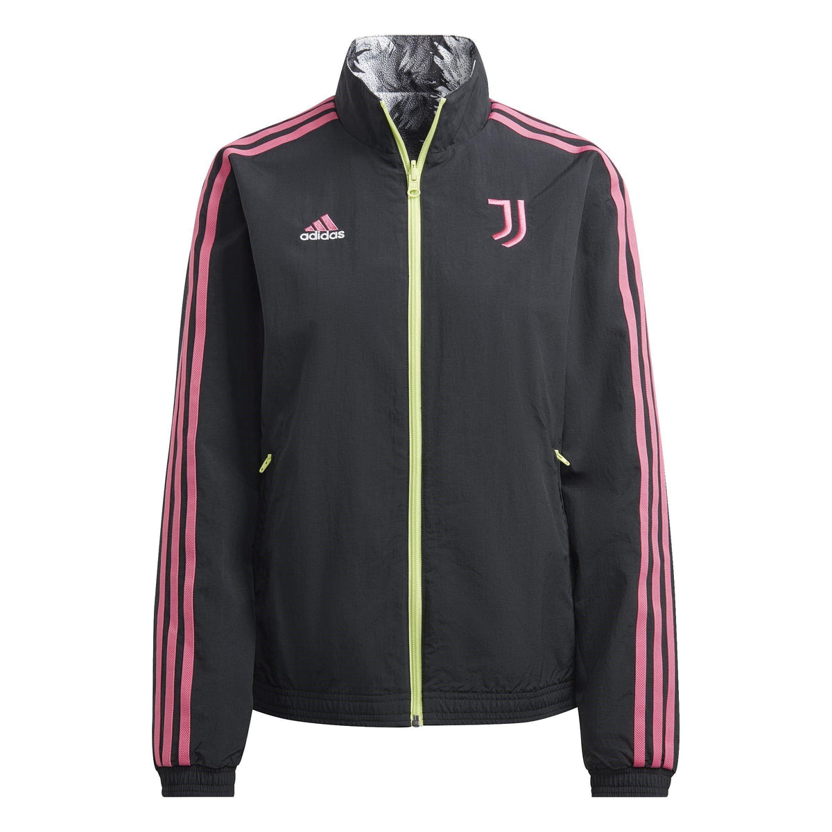 adidas Juventus Anthem Reversible Long Sleeve Licensed Rain Anorak – zdjęcie 2