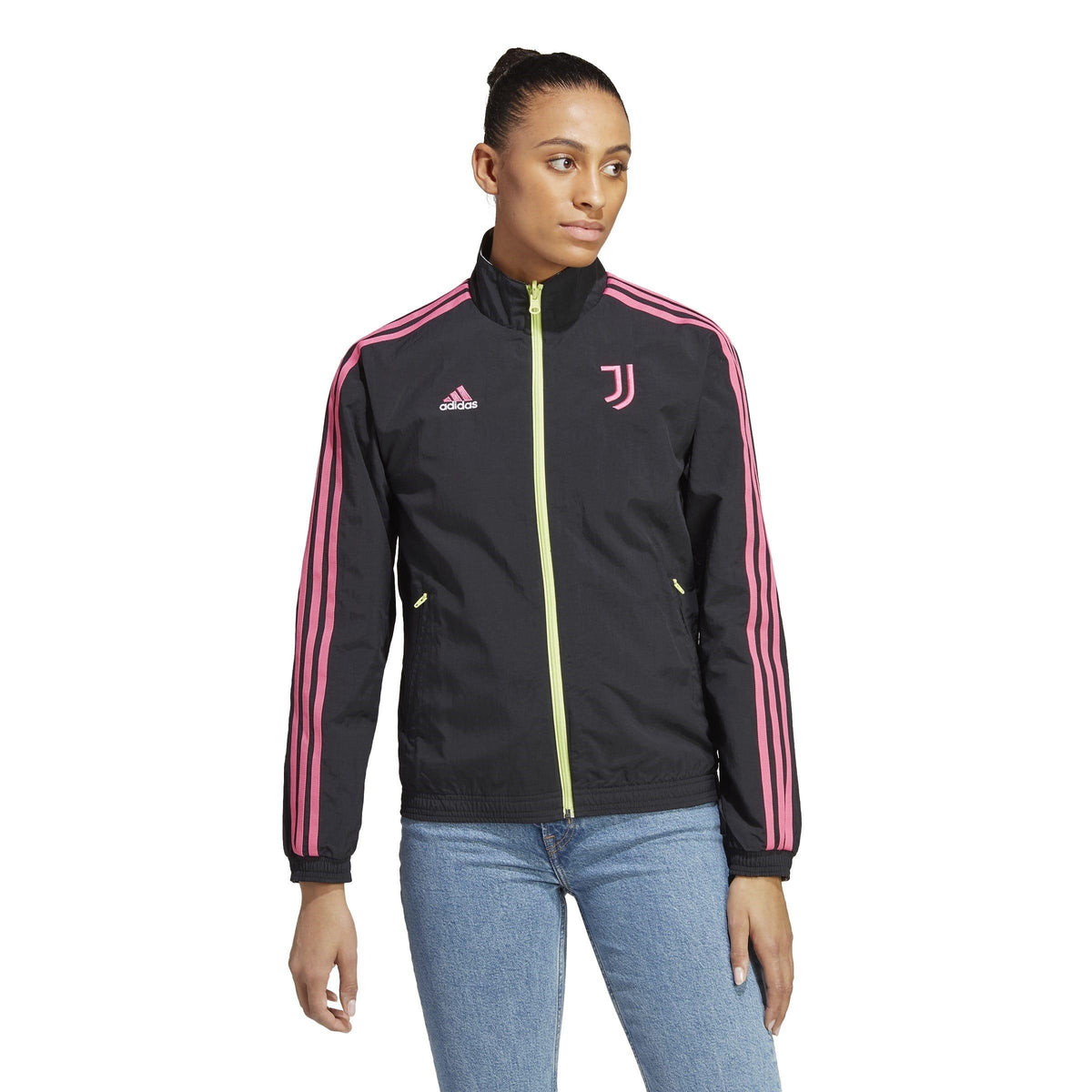 adidas Juventus Anthem Reversible Long Sleeve Licensed Rain Anorak – zdjęcie 5