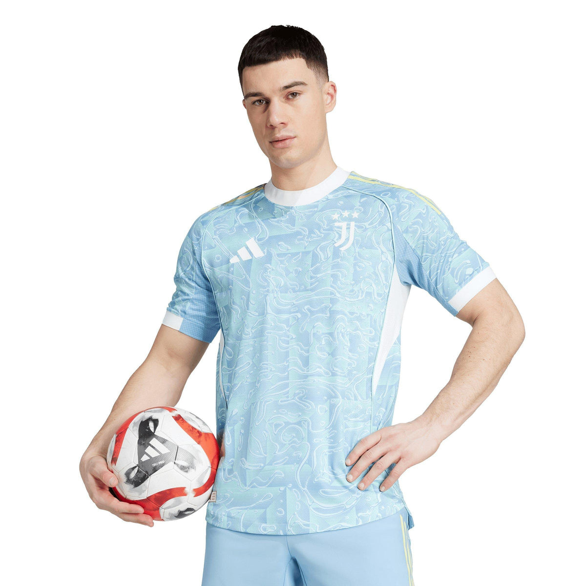 adidas Juventus Authentic Away Shirt 2025 2026 Adults – zdjęcie 3