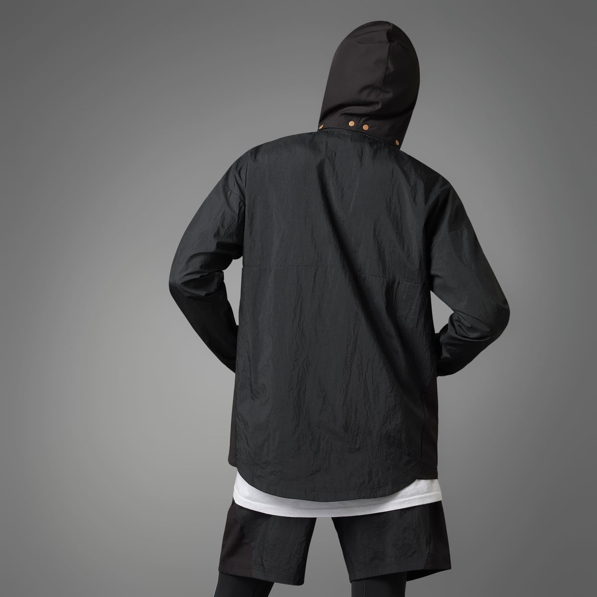 adidas Lift Your Mind Windbreaker Jacket – kurtka damska, kolor czarny – zdjęcie 3