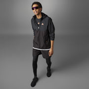 adidas Lift Your Mind Windbreaker Jacket – kurtka damska, kolor czarny – zdjęcie 5