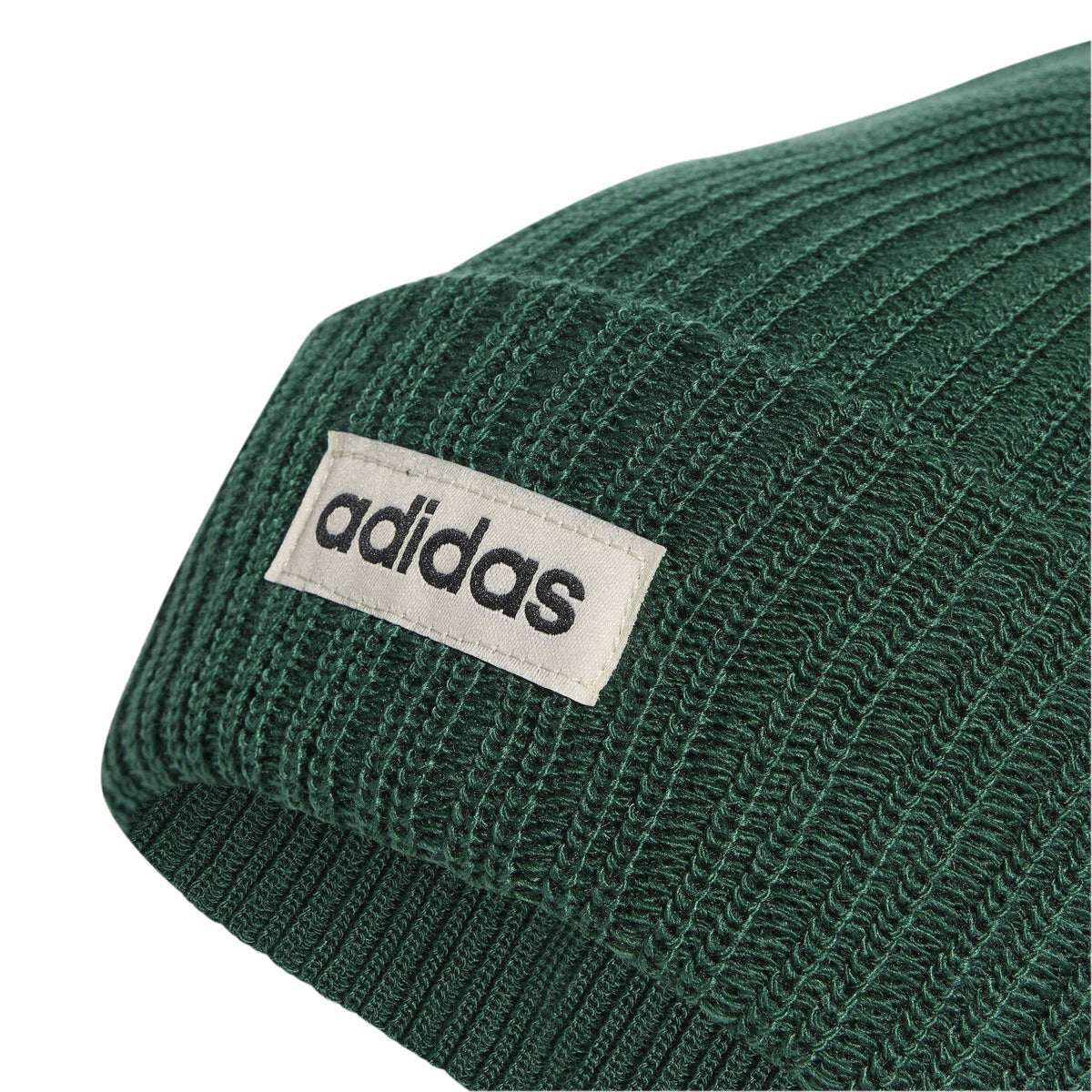 adidas Lin Bn Cuff Sn63 – czapka męska, kolor zielony, biały – zdjęcie 3