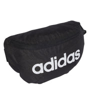 adidas Linear Waist Bag – pas do biegania damski, kolor czarny, biały – zdjęcie 3