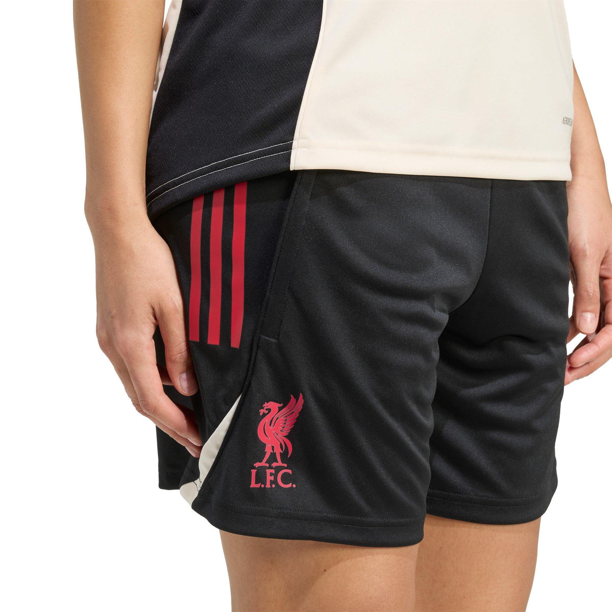 adidas Liverpool Training Shorts 2025 2026 – szorty damskie, kolor czarny – zdjęcie 5