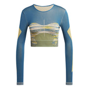 adidas Long Sleeve Performance Gym Top – koszulka treningowa damska, kolor zielony