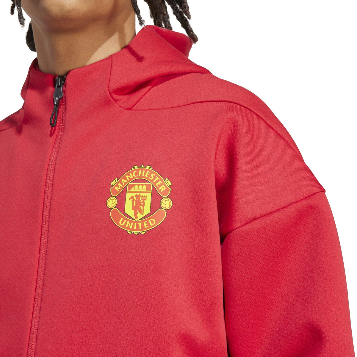 adidas Manchester United Anthem Jacket 2025 2026 – zdjęcie 5