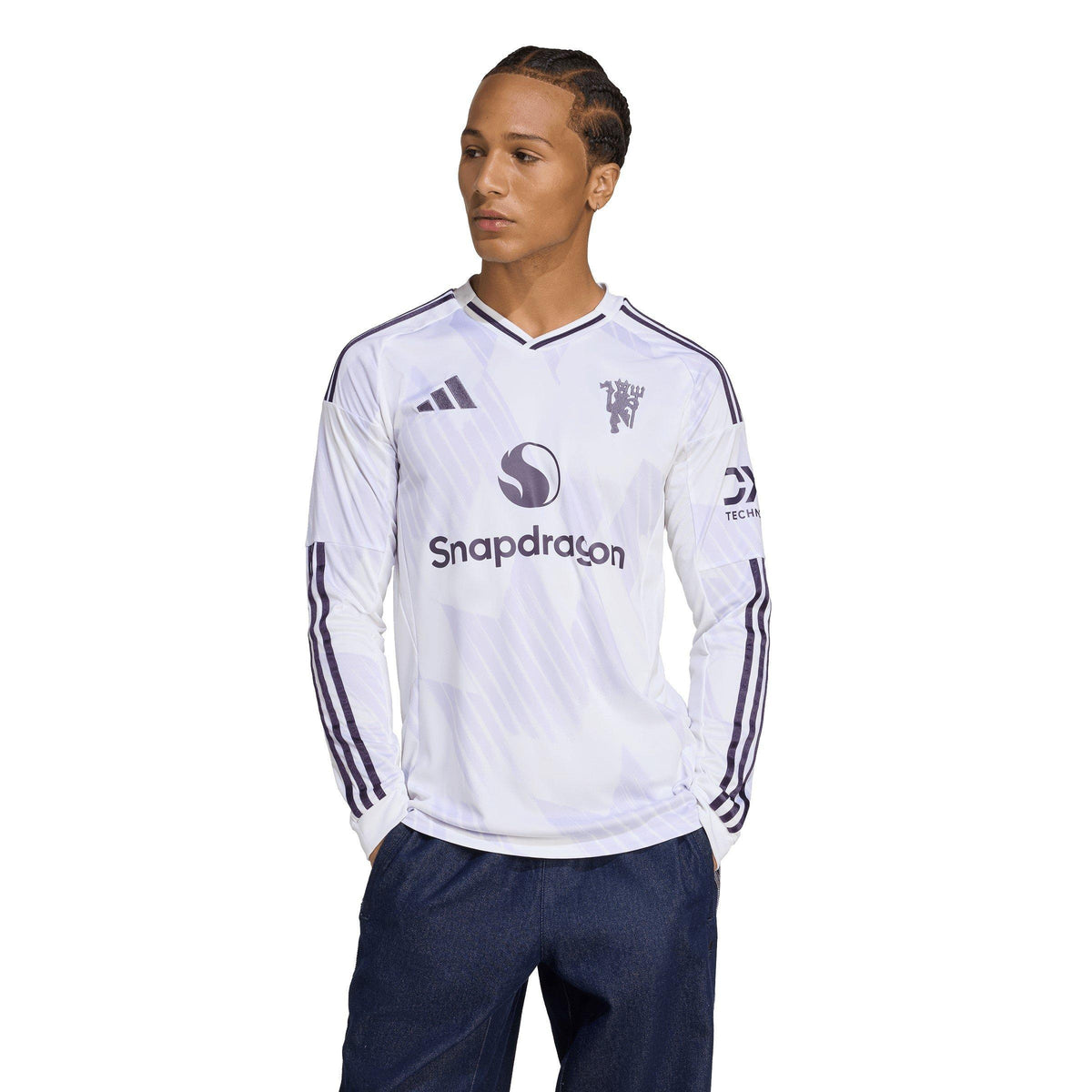 adidas Manchester United Away Shirt 2025 2026 Adults – zdjęcie 3
