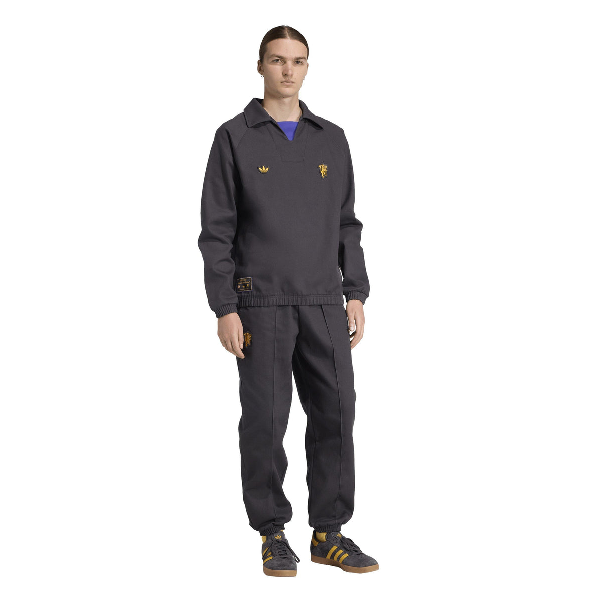 adidas Manchester United Icons Drill Tracksuit Bottoms – zdjęcie 4