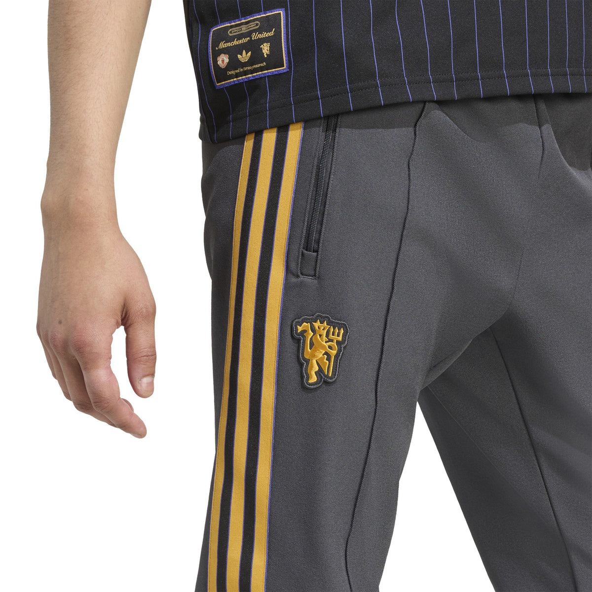 adidas Manchester United Icons Tracksuit Bottoms – zdjęcie 5