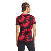 adidas Manchester United Pre-Match Shirt 2025 2026 – t-shirt damski, kolor czerwony – zdjęcie 4