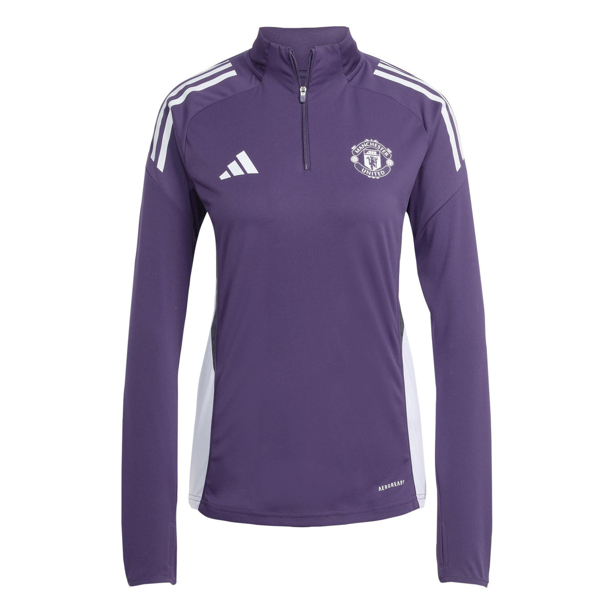 adidas Manchester United Training Top 2025 2026 – koszulka treningowa damska, kolor czerwony