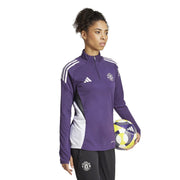 adidas Manchester United Training Top 2025 2026 – koszulka treningowa damska, kolor czerwony – zdjęcie 4