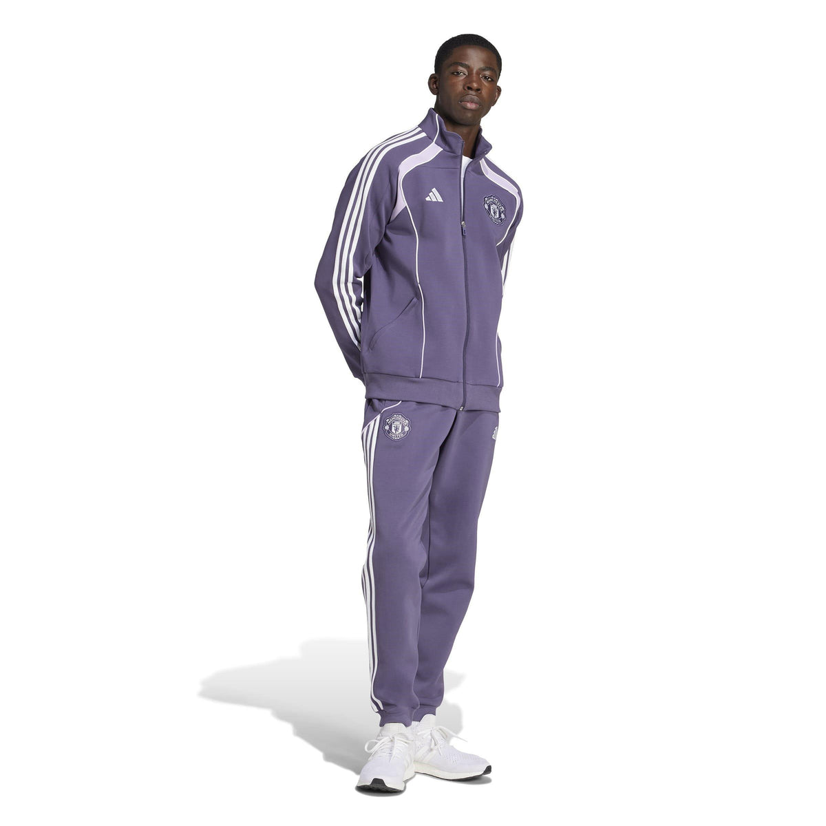 adidas Manchester United UBP Doubleknit Tracksuit Top – zdjęcie 4
