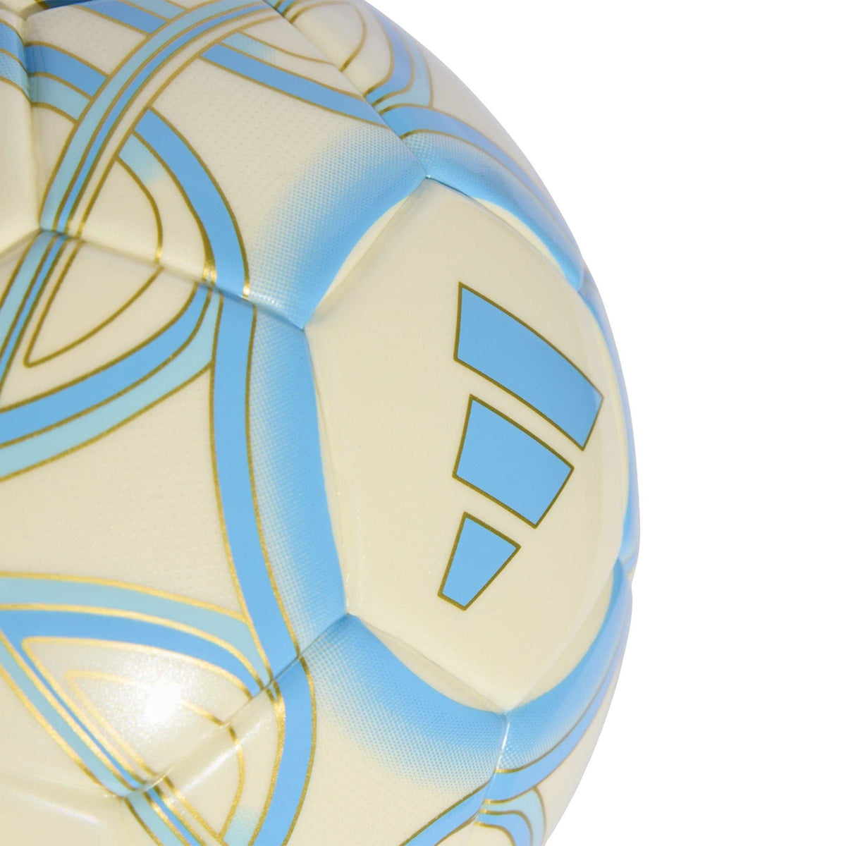adidas Messi Mini 63 – piłka sportowa, kolor biały, niebieski – zdjęcie 3