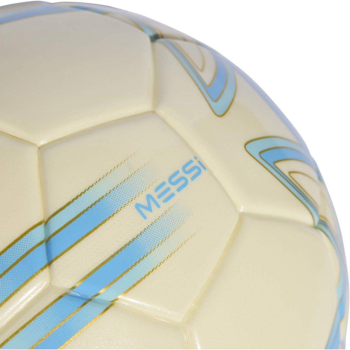 adidas Messi Mini 63 – piłka sportowa, kolor biały, niebieski – zdjęcie 4