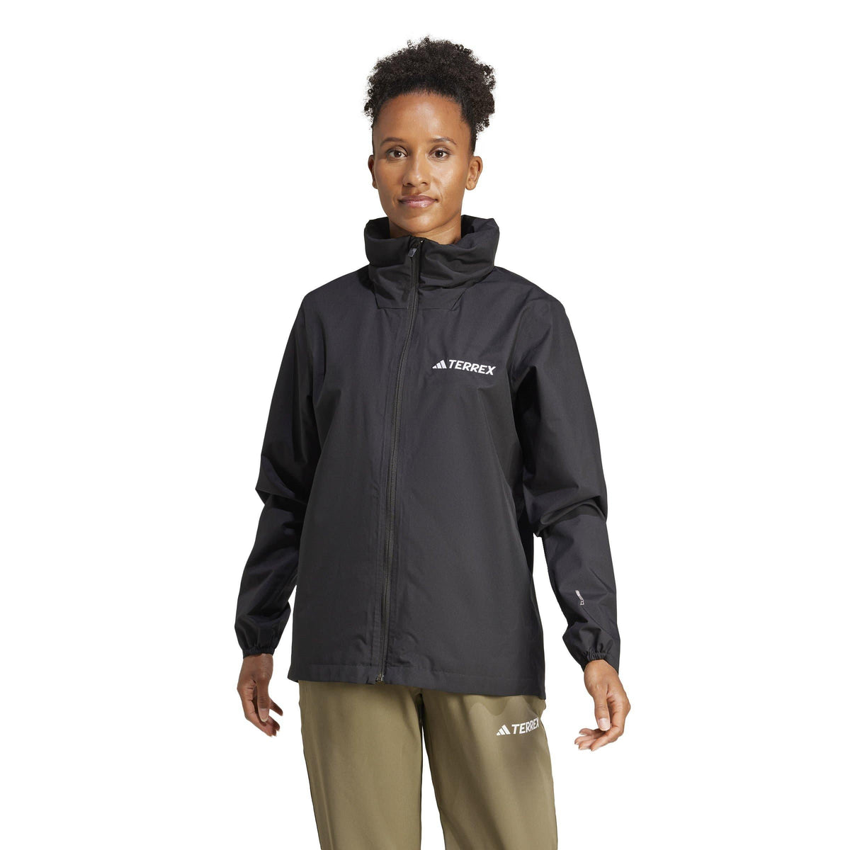adidas Multi Essentials Hooded Long Sleeve Waterproof Jacket – zdjęcie 2