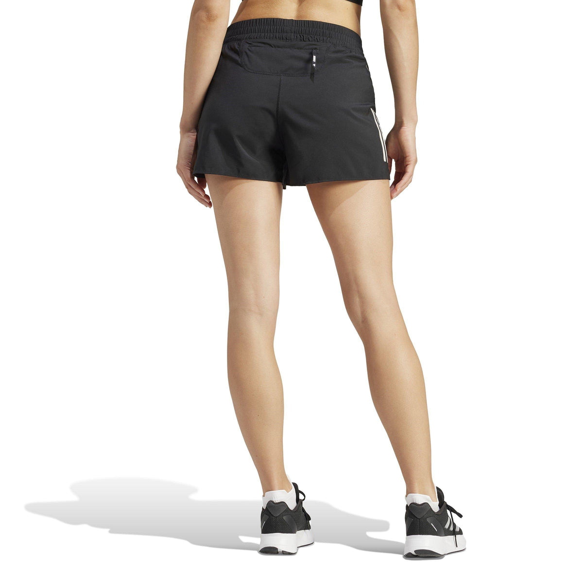 adidas Own The Run Shorts – szorty damskie, kolor czarny – zdjęcie 3