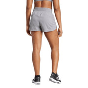 adidas Pacer Stretch-Woven Zipper Pocket Lux Shorts – szorty damskie, kolor szary – zdjęcie 3