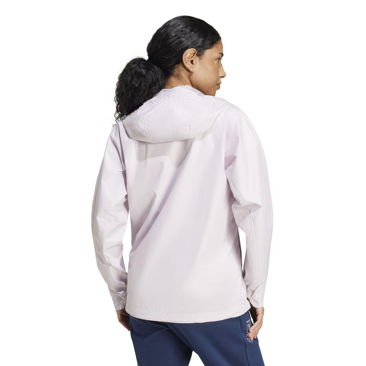 adidas Poland Rain Anorak Jacket – kurtka damska, kolor różowy – zdjęcie 3