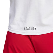 adidas Poland Short Sleeve Performance Gym Top – koszulka treningowa damska, kolor biały – zdjęcie 5