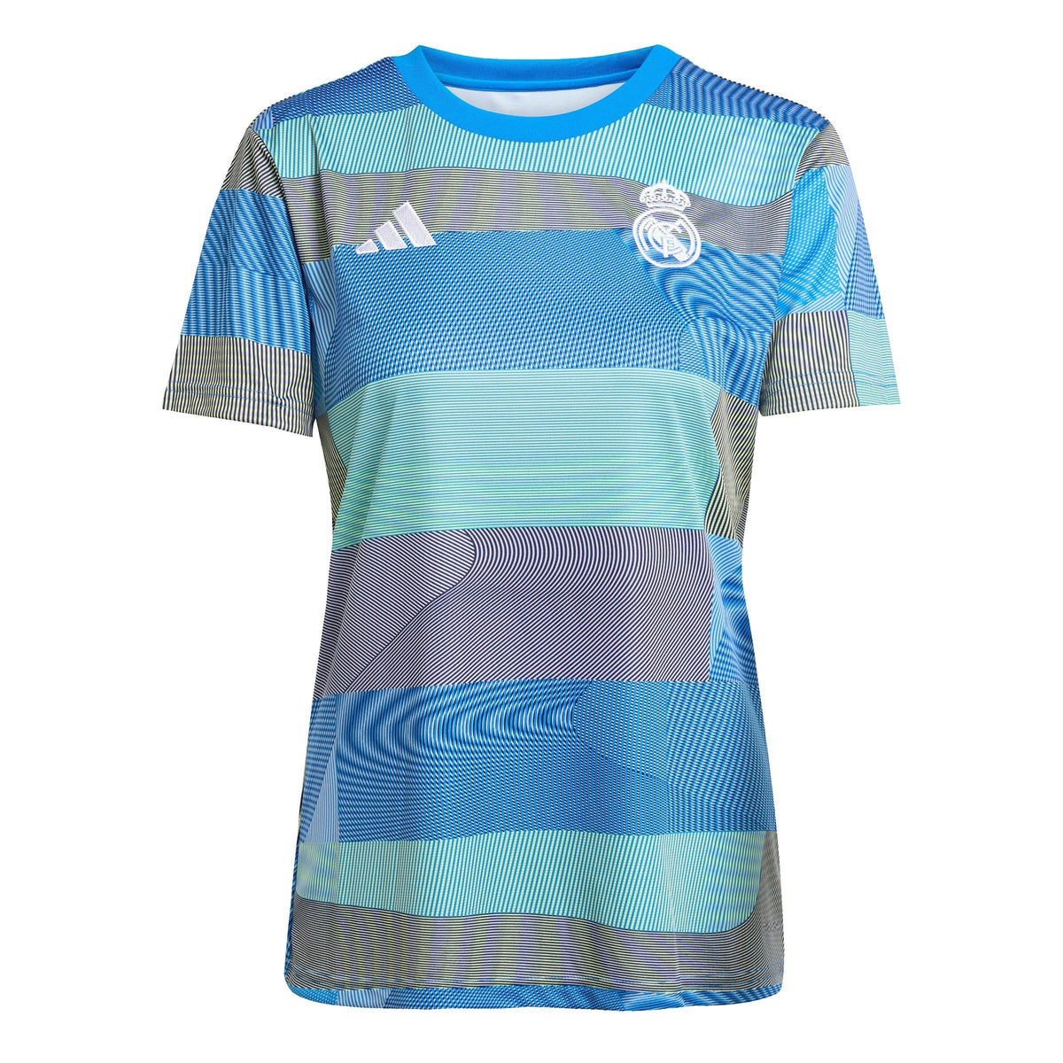 adidas Real Madrid Pre Match Shirt 2025 2026 – t-shirt damski, kolor niebieski