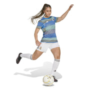 adidas Real Madrid Pre Match Shirt 2025 2026 – t-shirt damski, kolor niebieski – zdjęcie 5