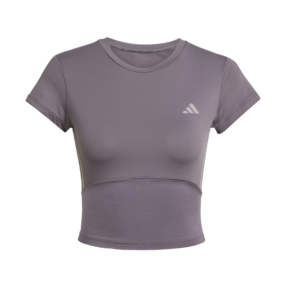 adidas Short-Sleeve Performance Gym Top – koszulka treningowa damska, kolor szary