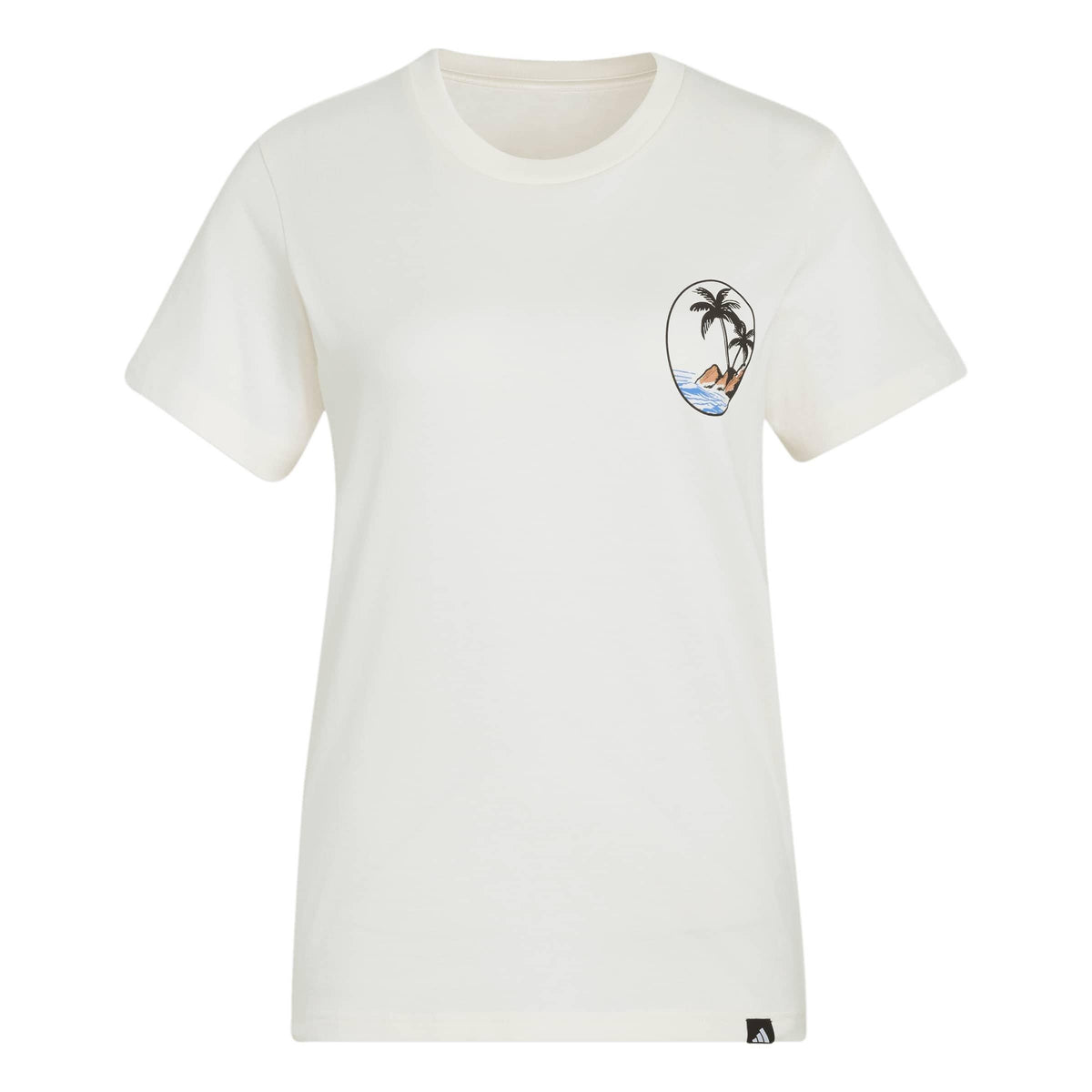 adidas Slide T-Shirt – klapki damskie, kolor biały