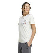 adidas Slide T-Shirt – klapki damskie, kolor biały – zdjęcie 2