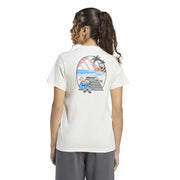 adidas Slide T-Shirt – klapki damskie, kolor biały – zdjęcie 3