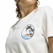 adidas Slide T-Shirt – klapki damskie, kolor biały – zdjęcie 4