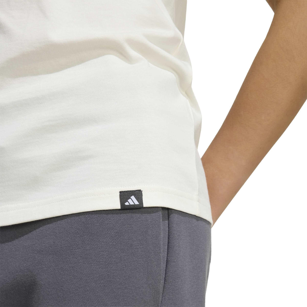 adidas Slide T-Shirt – klapki damskie, kolor biały – zdjęcie 5