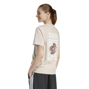 adidas Soft Sport Short Sleeve T-Shirt – koszulka treningowa damska, kolor biały – zdjęcie 3