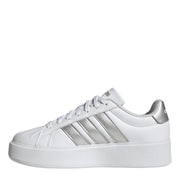 adidas Streetalk Bold Trainers – sneakersy damskie, kolor biały, srebrny – zdjęcie 2