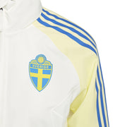 adidas Sweden Rain 2023 Anorak – kurtka damska, kolor biały – zdjęcie 5