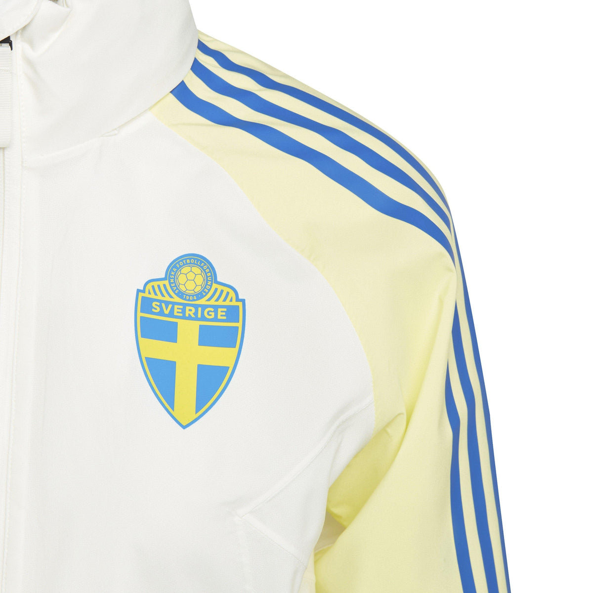 adidas Sweden Rain 2023 Anorak – kurtka damska, kolor biały – zdjęcie 5