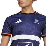 adidas Team F Hb Jsy W Gym Top – koszulka treningowa damska, kolor niebieski – zdjęcie 5
