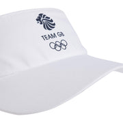 adidas Team GB Visor Cap – czapka męska, kolor biały – zdjęcie 3