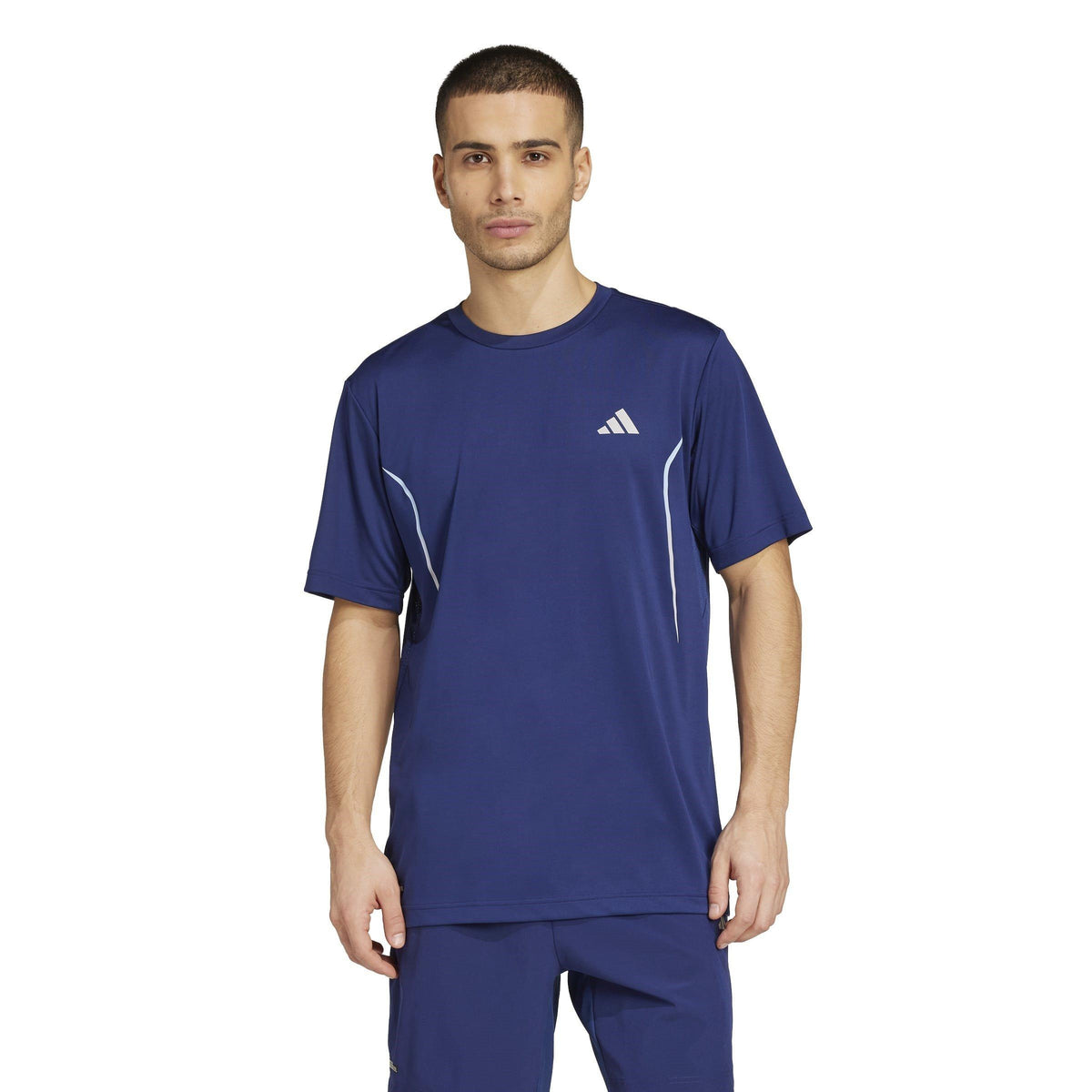 adidas Tech App Short-Sleeve Performance Gym Top – zdjęcie 2