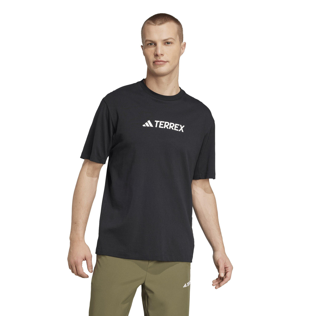 adidas Terrex Classic Logo T-Shirt – t-shirt męski, kolor czarny – zdjęcie 2