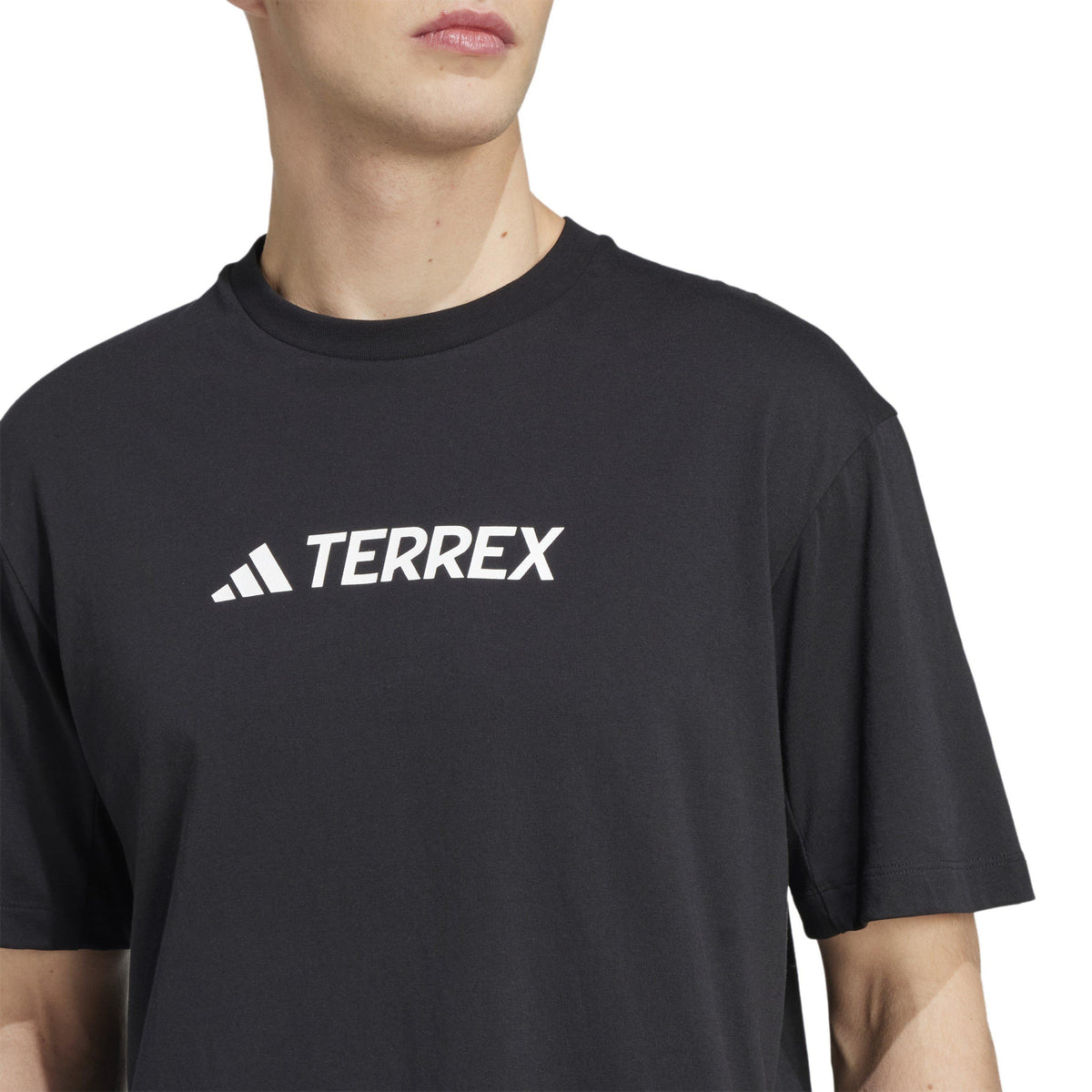 adidas Terrex Classic Logo T-Shirt – t-shirt męski, kolor czarny – zdjęcie 4