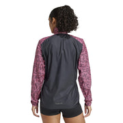 adidas Terrex Trail Water-Resistant Long Sleeve Performance Running Jacket – kurtka damska, kolor różowy, czarny – zdjęcie 3