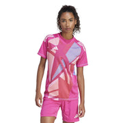adidas Tiro 24 Pro Short Sleeve Goalkeeper Jersey – koszulka piłkarska damska, kolor różowy – zdjęcie 3