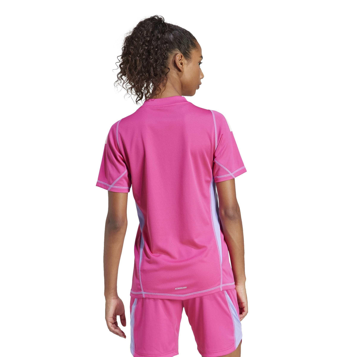 adidas Tiro 24 Pro Short Sleeve Goalkeeper Jersey – koszulka piłkarska damska, kolor różowy – zdjęcie 4