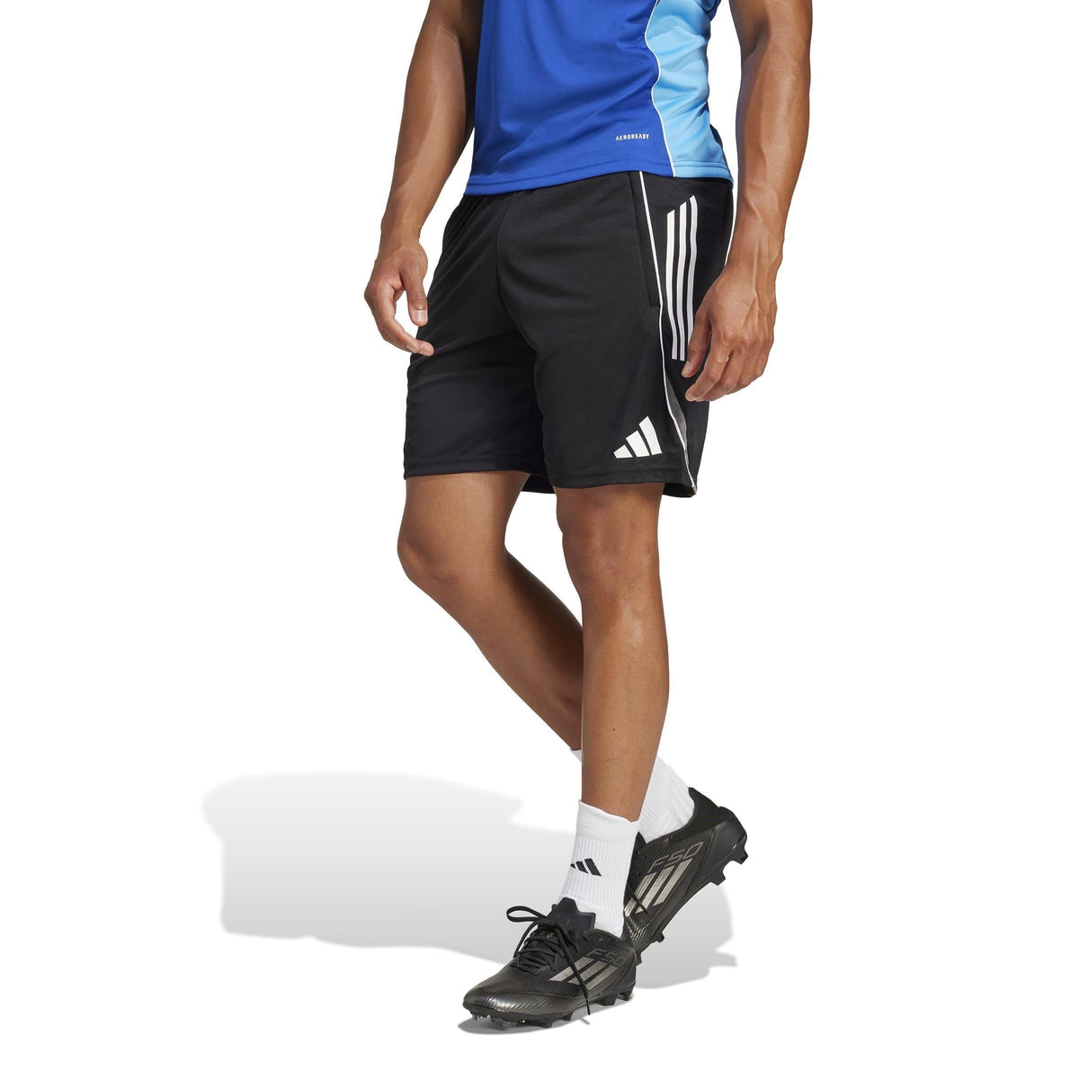 adidas Tiro 25 Competition Training Shorts – szorty damskie, kolor czarny, szary – zdjęcie 3