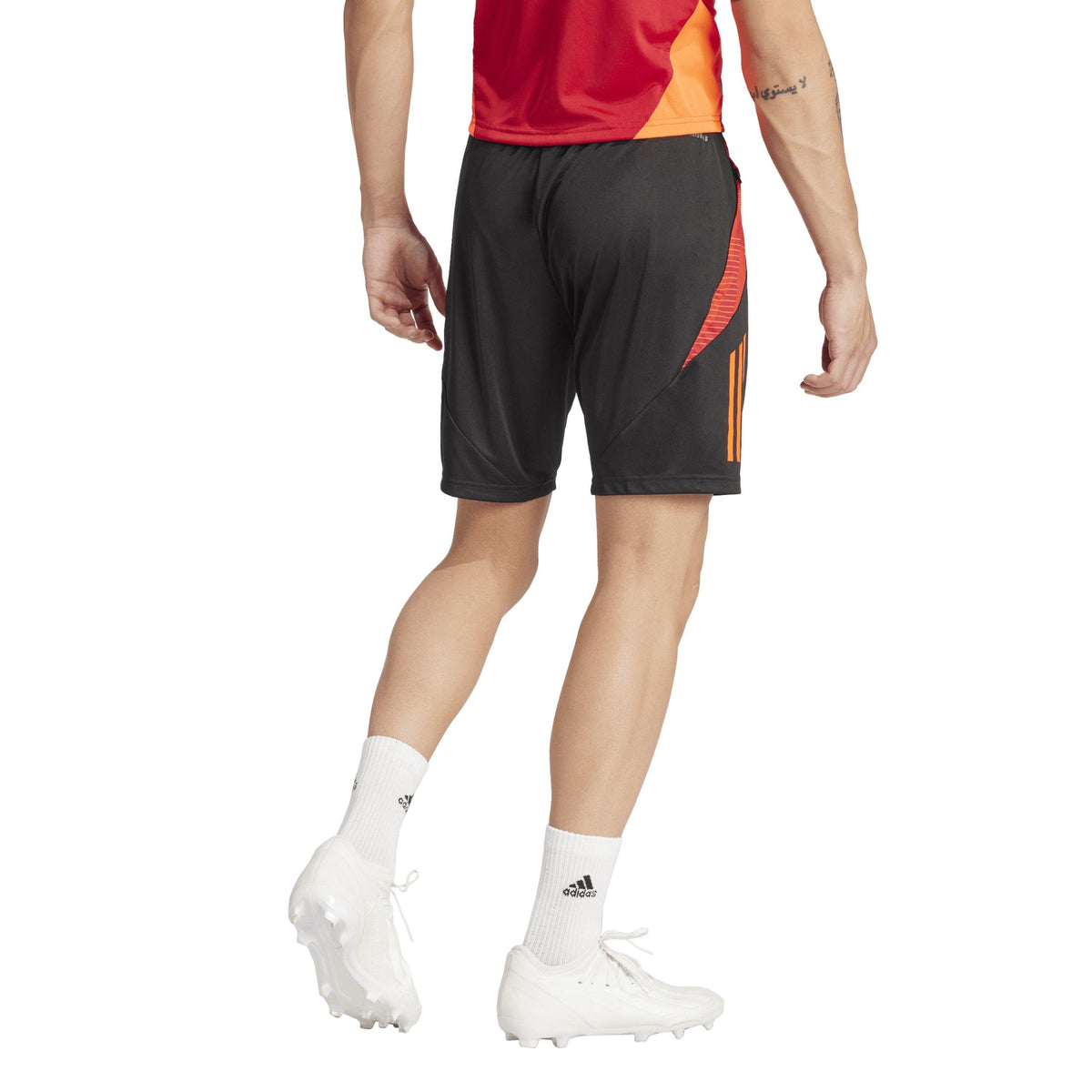 adidas Tiro 25 Competition Training Shorts – szorty damskie, kolor czarny, czerwony – zdjęcie 3