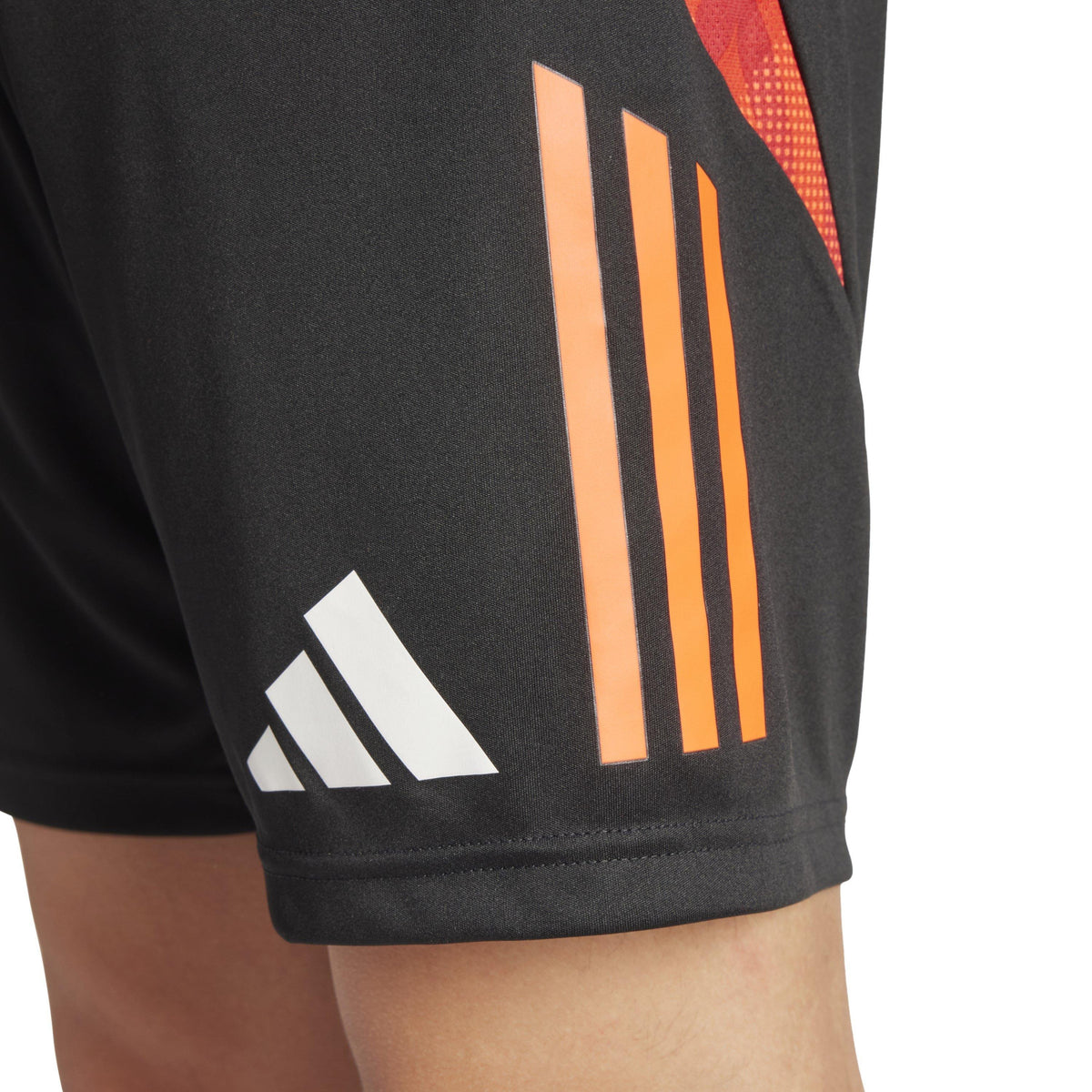 adidas Tiro 25 Competition Training Shorts – szorty damskie, kolor czarny, czerwony – zdjęcie 4