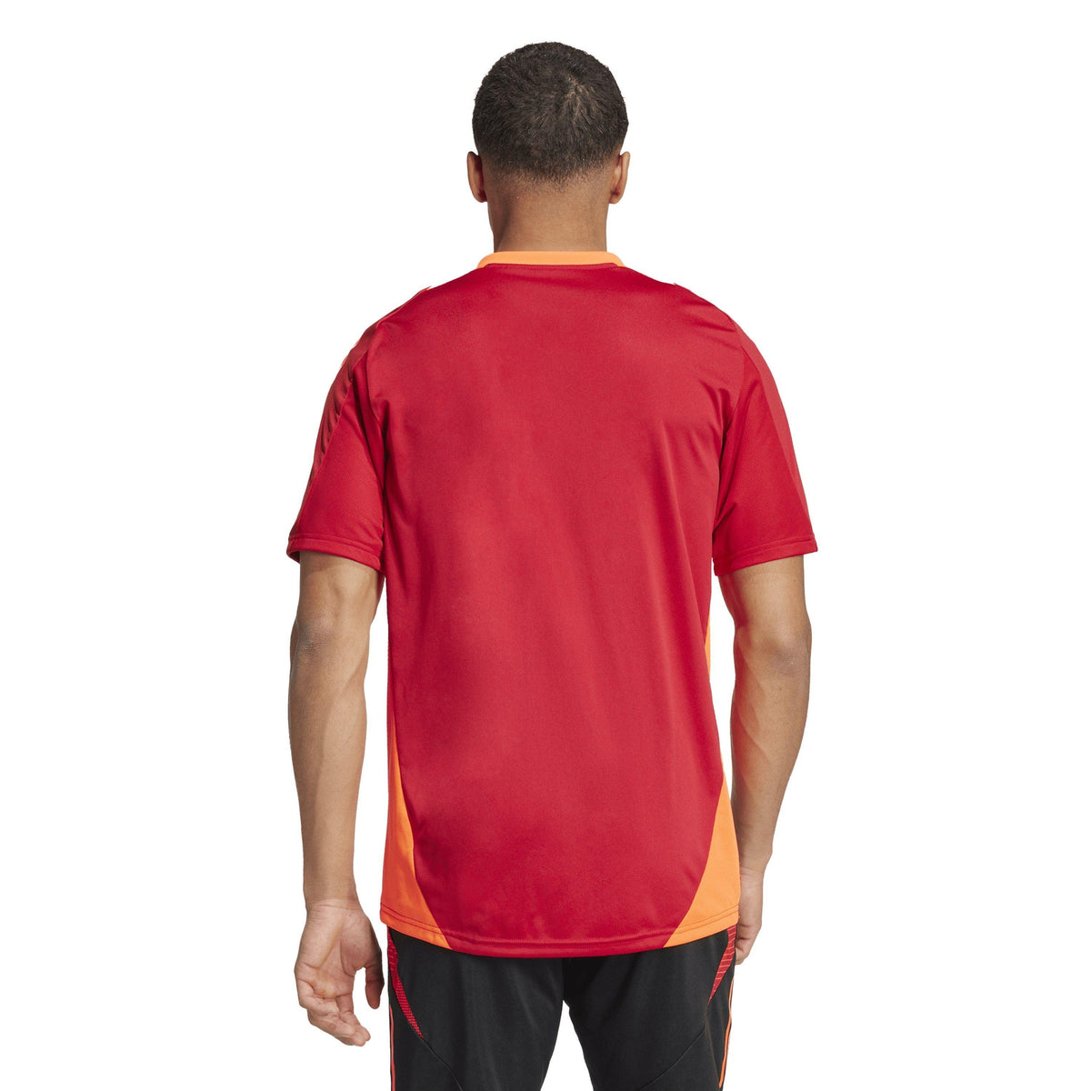 adidas Tiro 25 Competition Training T-Shirt – koszulka treningowa damska, kolor czerwony – zdjęcie 4